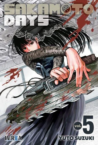 Portada de Sakamoto Days, Tomo 5 (edición en español)