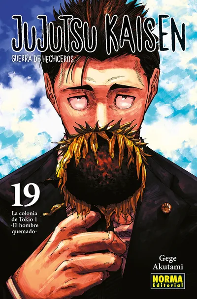 Portada de Jujutsu Kaisen, Tomo 19