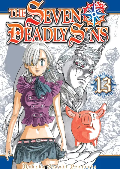 Portada de The Seven Deadly Sins, Tomo 13 (edición en inglés)
