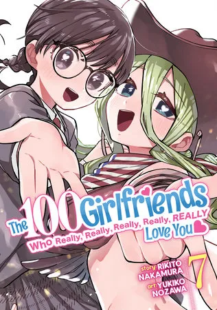 Couverture de Les 100 petites amies qui t'aiiiment à en mourir, Tome 7 (édition en anglais)