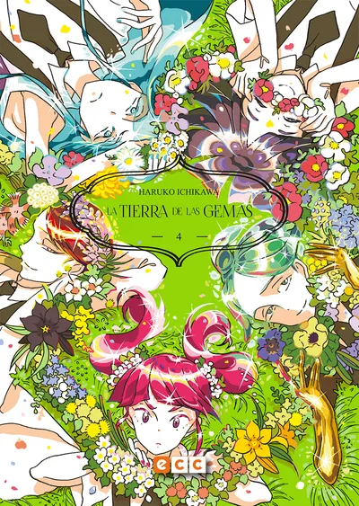 Portada de La tierra de las gemas, Tomo 4