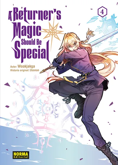 Portada de A Returner's Magic Should Be Special, Tomo 4