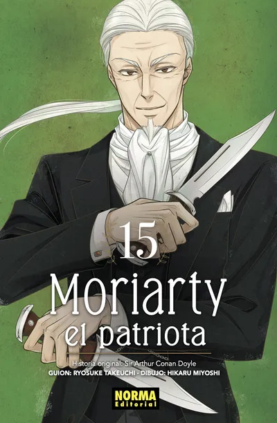 Portada de Moriarty the Patriot, Tomo 15 (edición en español)