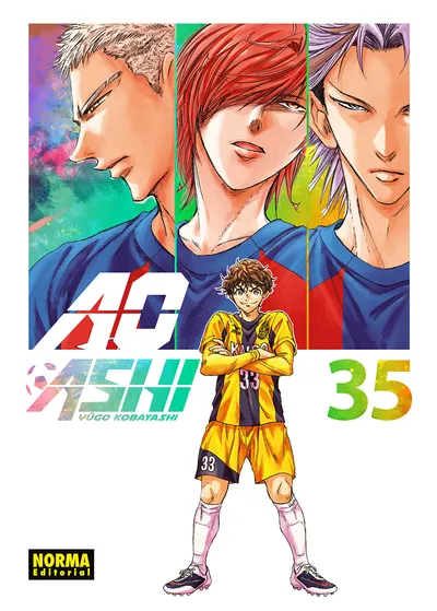 Portada de Aoashi, Tomo 35