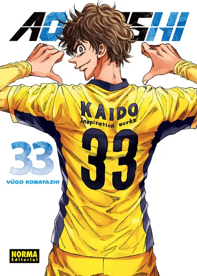 Portada de Aoashi, Tomo 33