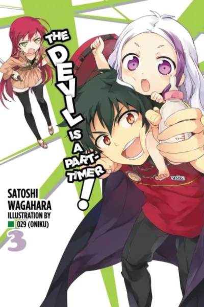 Cover of The Devil Is a Part-Timer!, Vol. 3 (English edition)