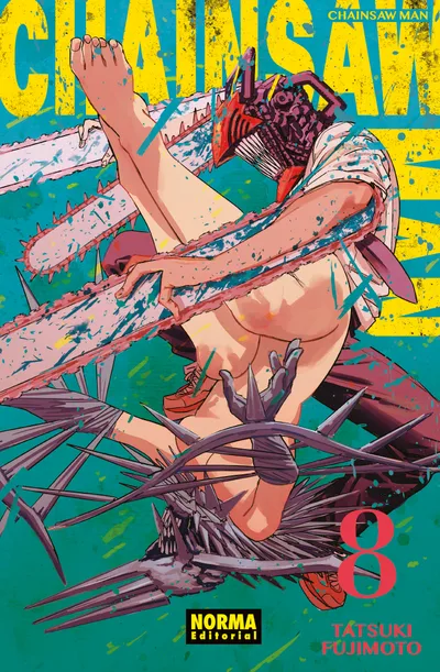 Portada de Chainsaw Man, Tomo 8