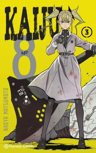 Portada de Kaiju No. 8, Tomo 3